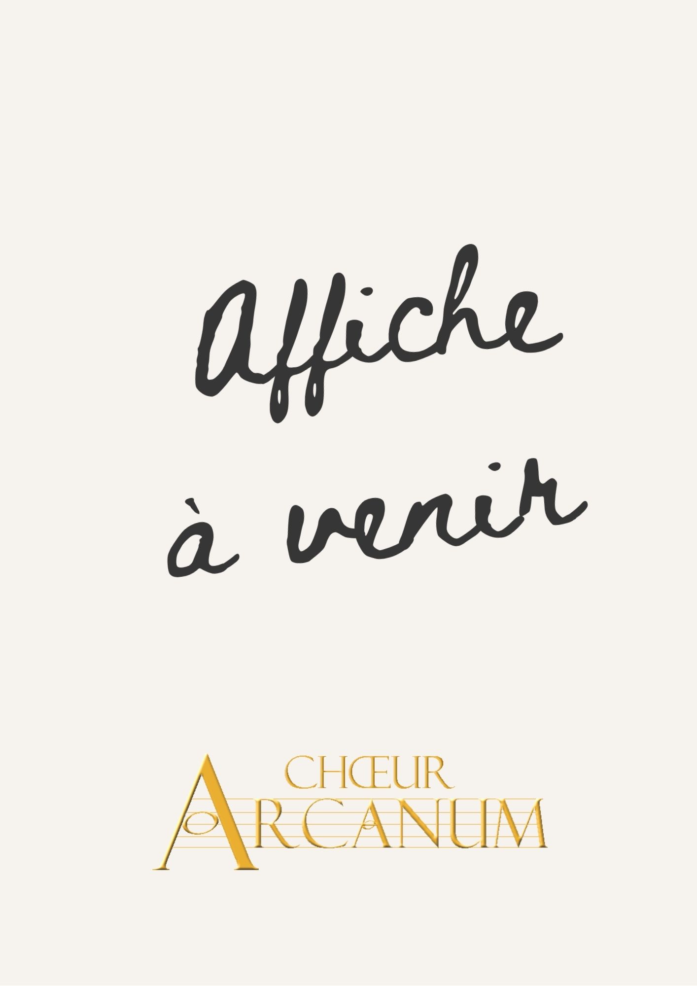 Affiche du concert