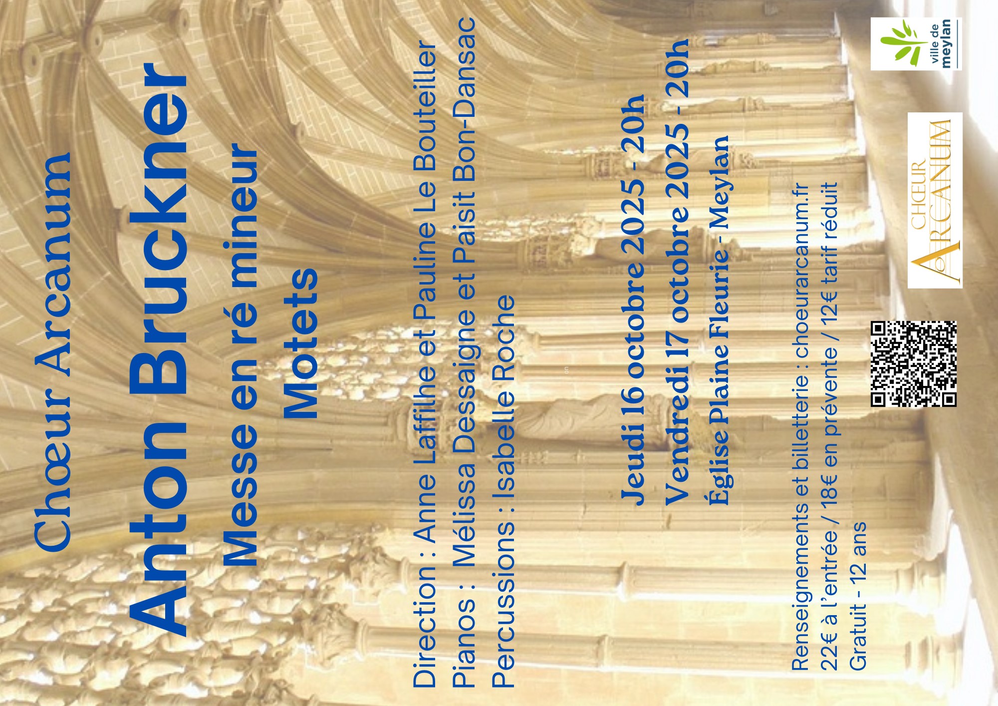 Affiche du concert